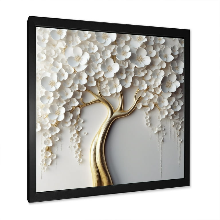 Ruthy White Orchid Tree Garden of Branches VII - Print on Canvas