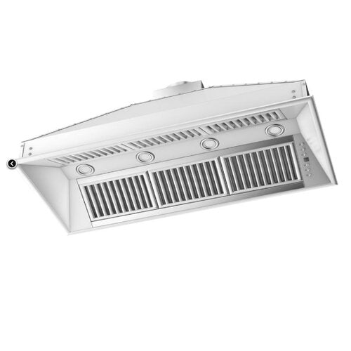 46" 400 CFM Ducted Insert Range Hood in Brushed 430 Stainless Steel