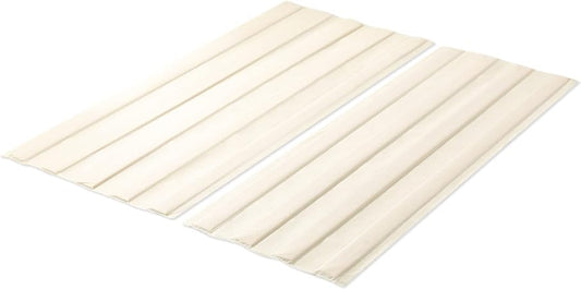 Fabric Covered Wood Slats - Mellow