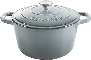 Crock-Pot Artisan 7 qt. Non-Stick Cast Iron Round Dutch Oven