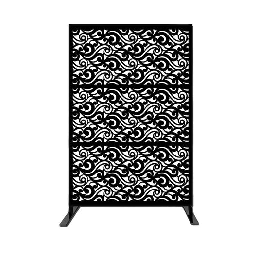 6.5 ft. H x 4 ft. W Laser Cut Metal Fence Panel