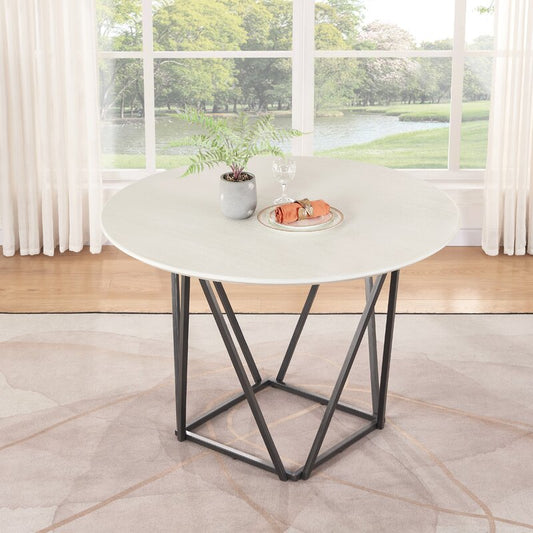 Modern Round Dining Table_29.4x42.2x42.2 - JEKHI