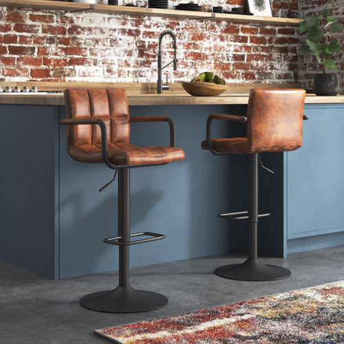 Kyle Swivel Adjustable Height Stool set de 2