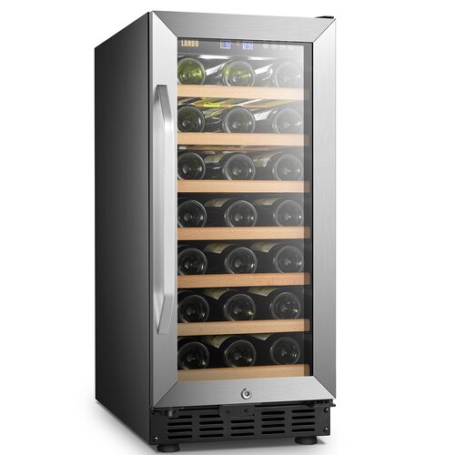 33 Bottle Single Zone Freestanding Wine Refrigerator