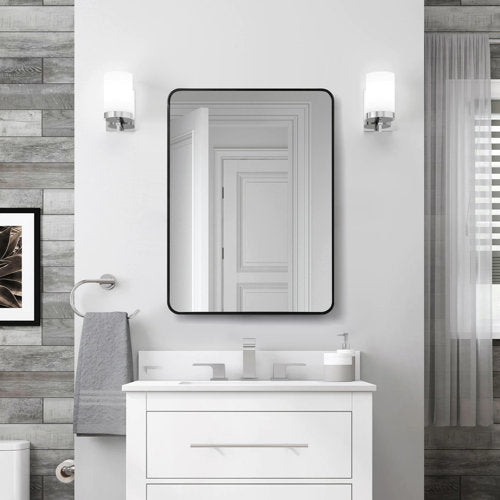 Rectangle Metal Wall Mirror -Lediana