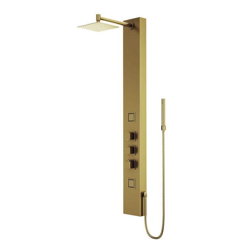 Rector 55.13" Shower Panel with Fixed Head