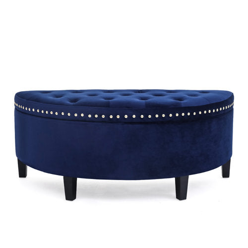 Roxann Upholstered Flip top Storage Bench