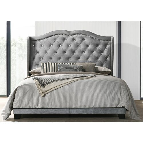 Tess Tufted Upholstered Low Profile Standard Bed FULL