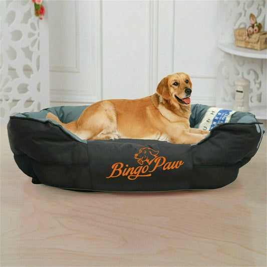 Waterproof Orthopedic Bolster Dog Bed