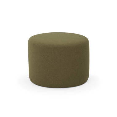 Josiah 19" Wide Round Pouf Ottoman