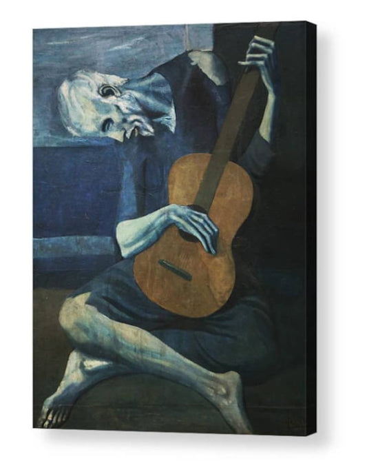 The Old Guitarrist Canvas by Pablo