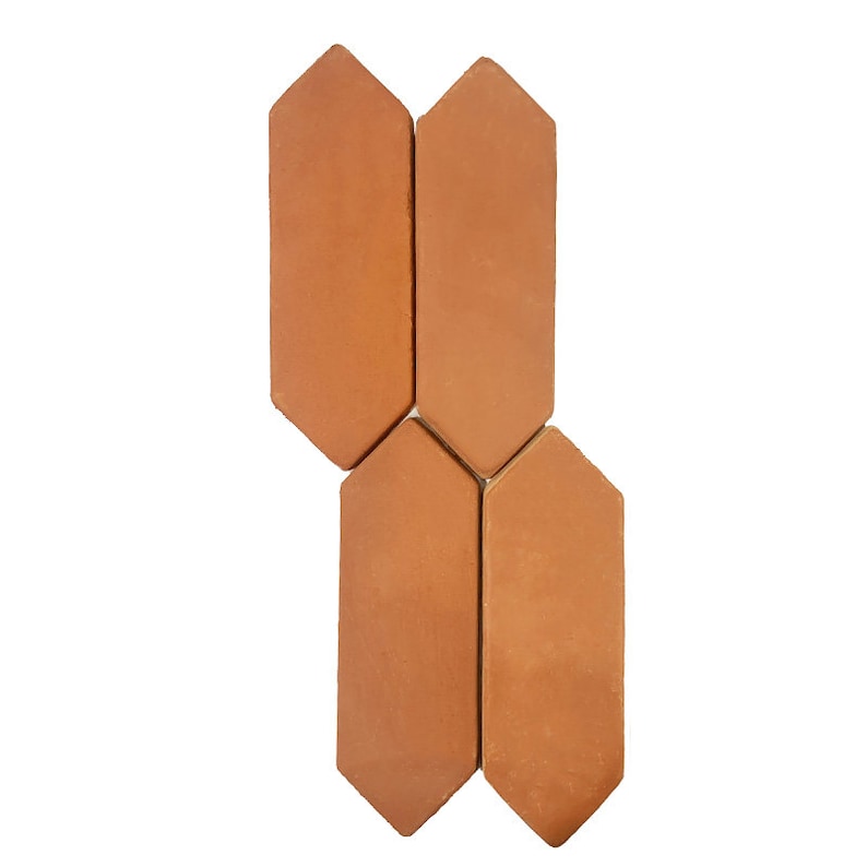 Natural Terracotta Picket, 12"x4"x3/4", Tile