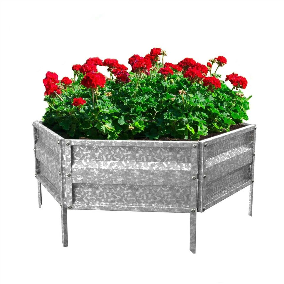 3 ft x 4 ft Galvanized Iron Raised Garden Bed